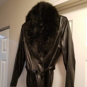 Wilson Leather XS black genuine leather jacket.